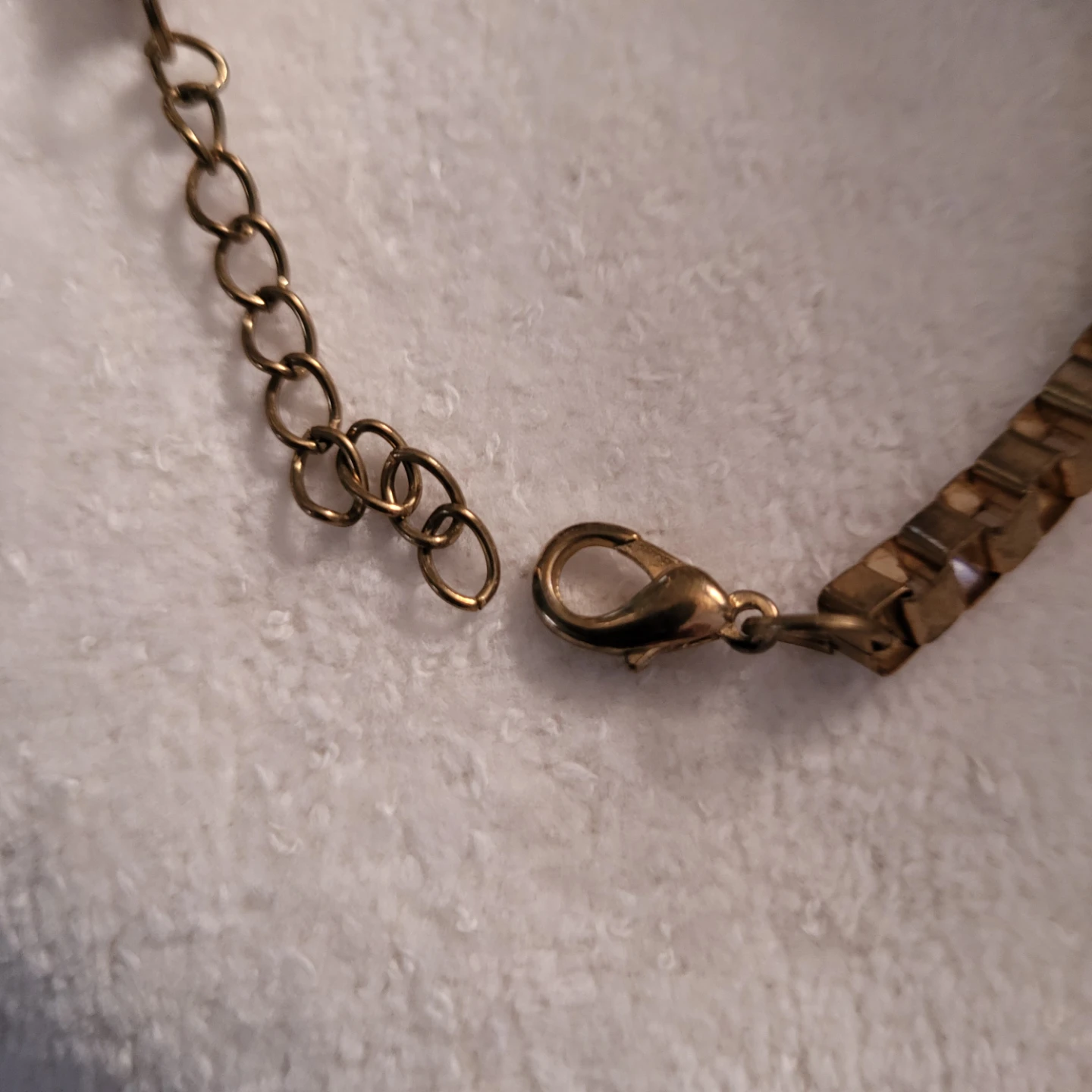 Pearl and Bronze Tone Beaded Necklace - photo 2