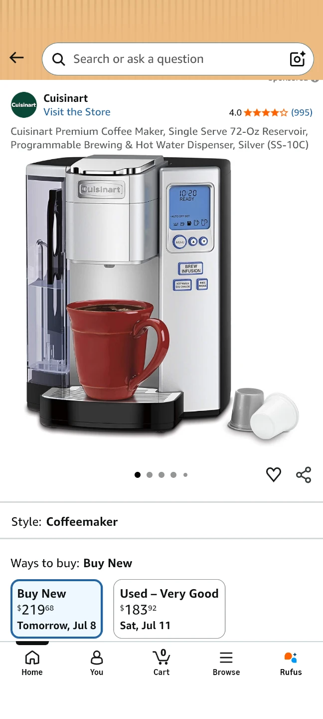 Cuisinart Coffee Maker & Water Filter Cartridges - photo 2
