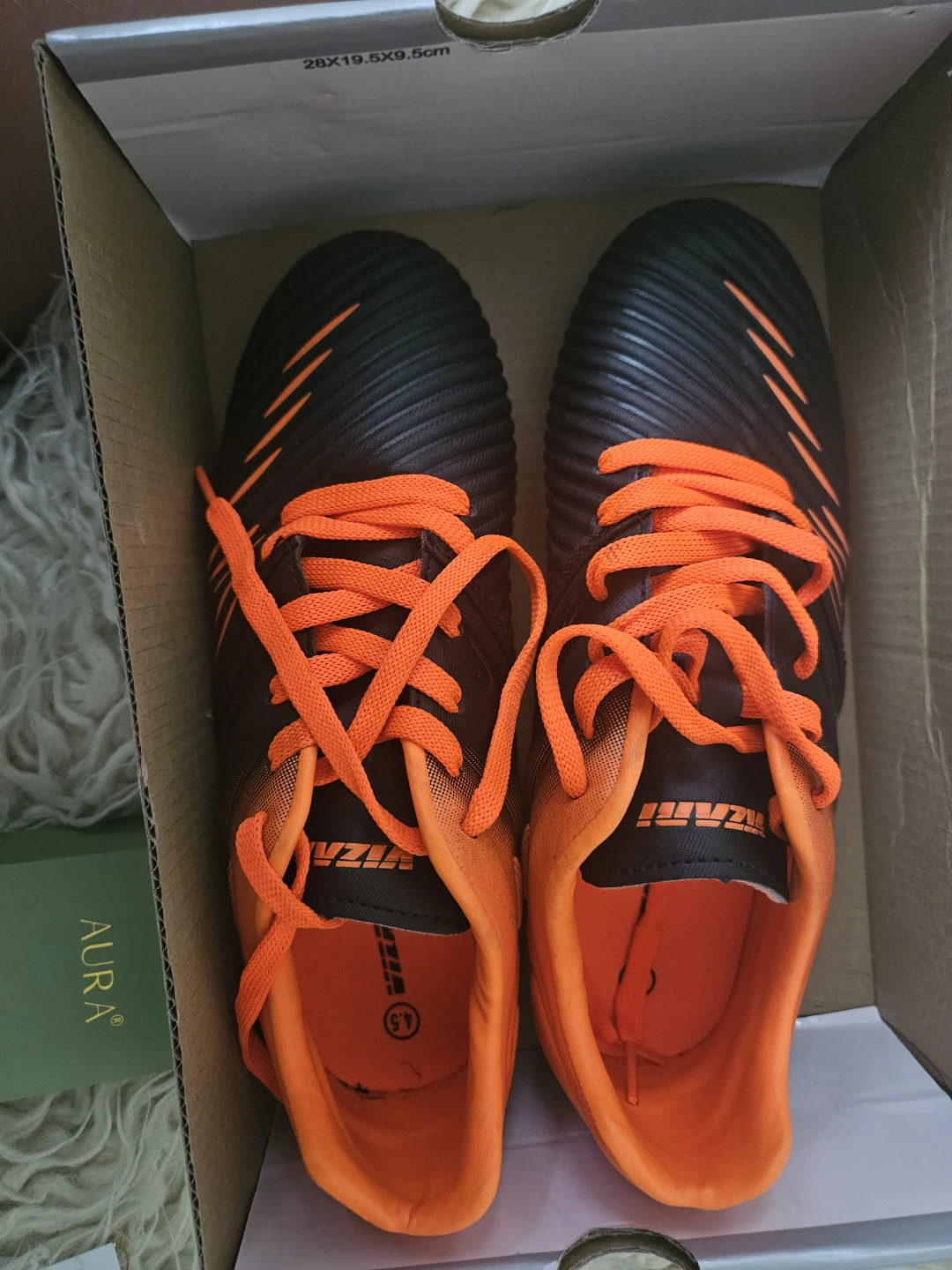 Vizari Soccer Cleats - Black/Orange