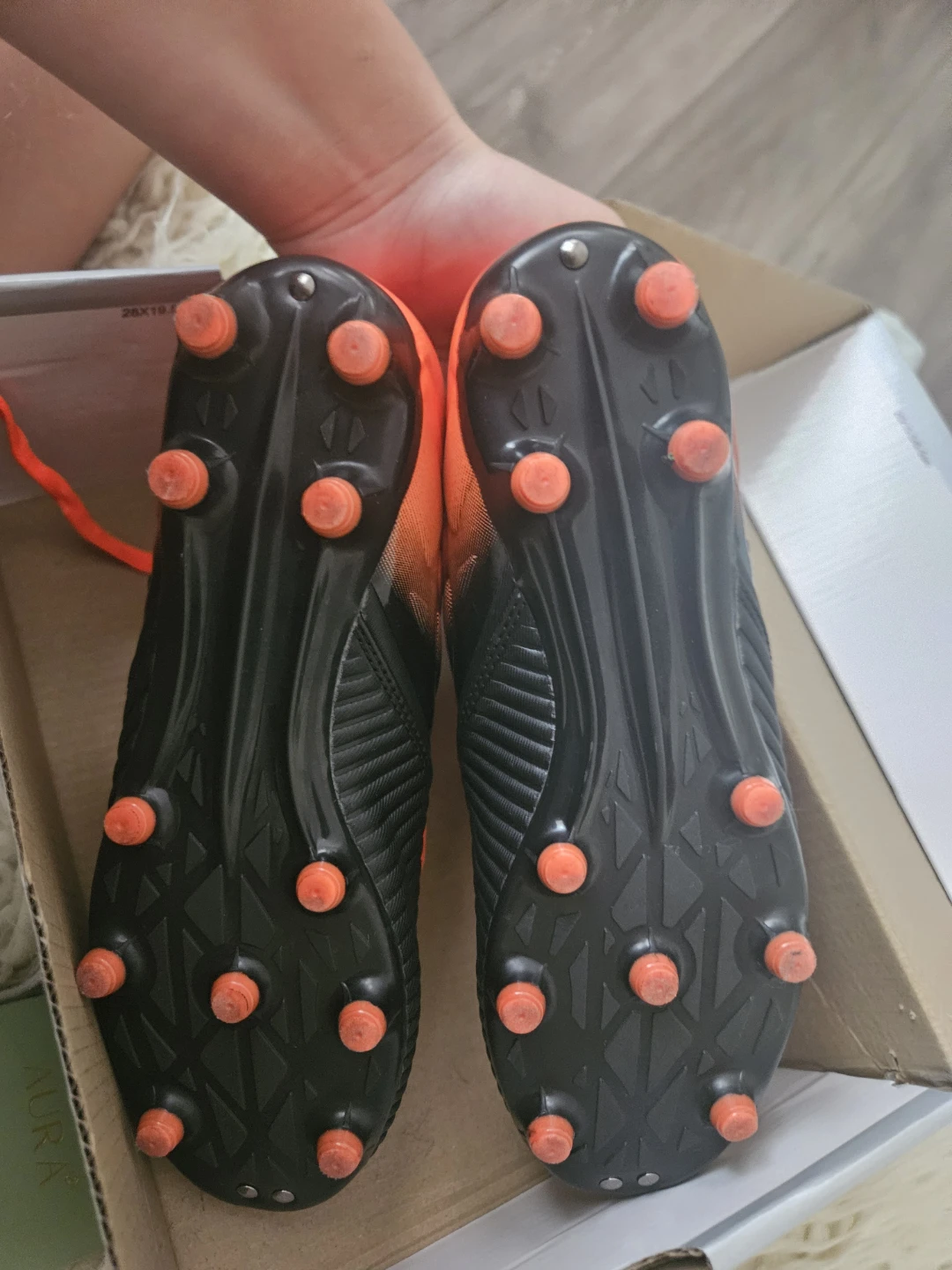 Vizari Soccer Cleats - Black/Orange - photo 2