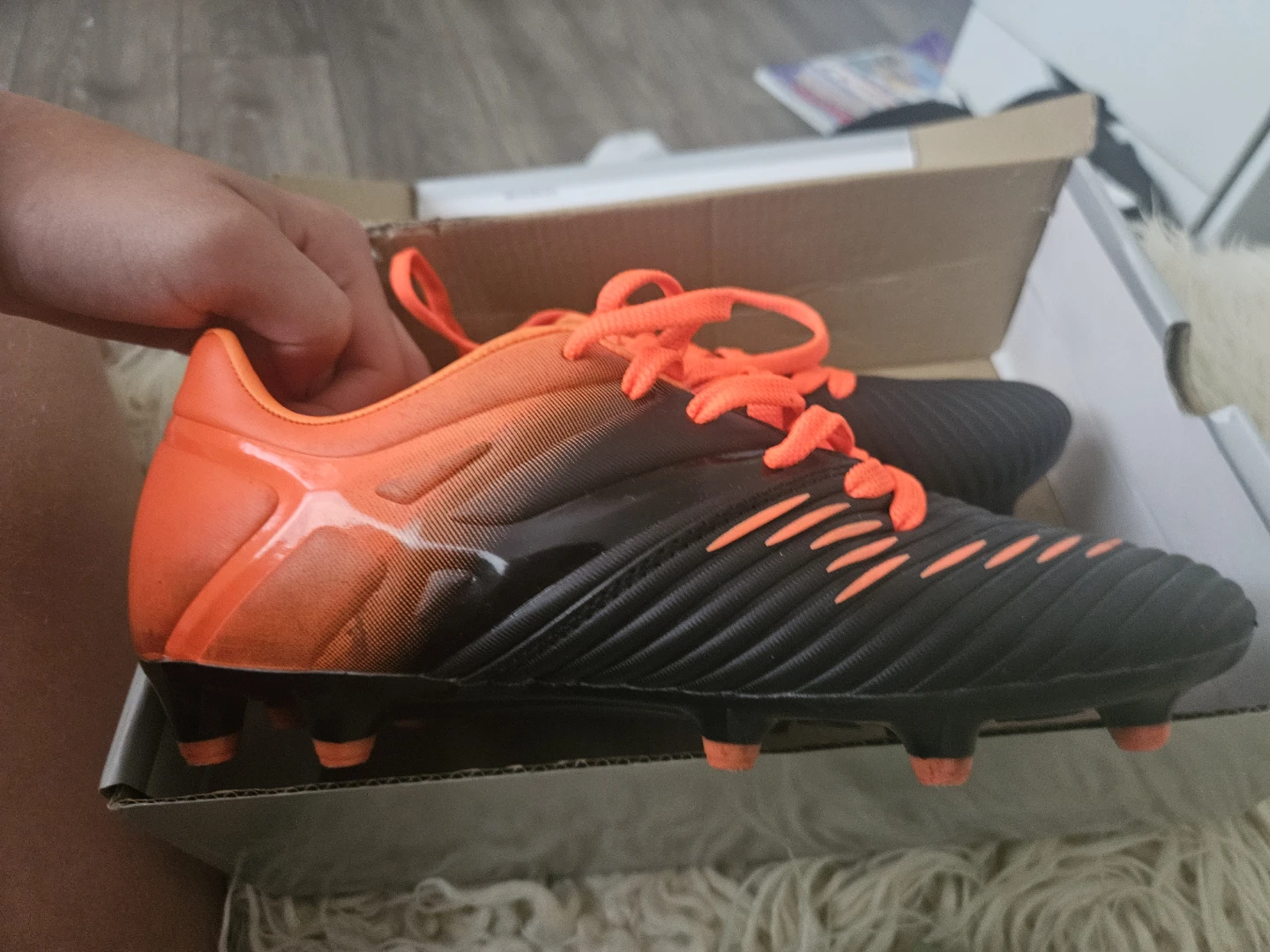 Vizari Soccer Cleats - Black/Orange - photo 3