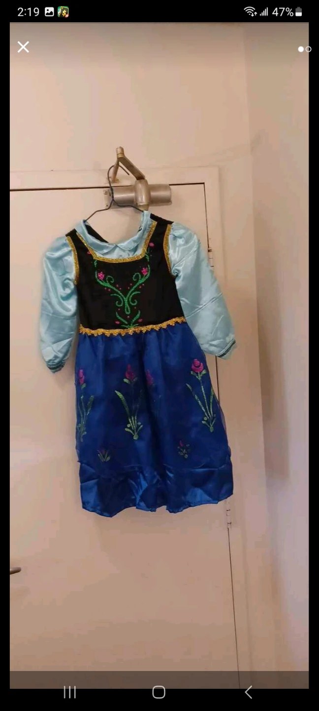 Kids Elsa Costume Dress