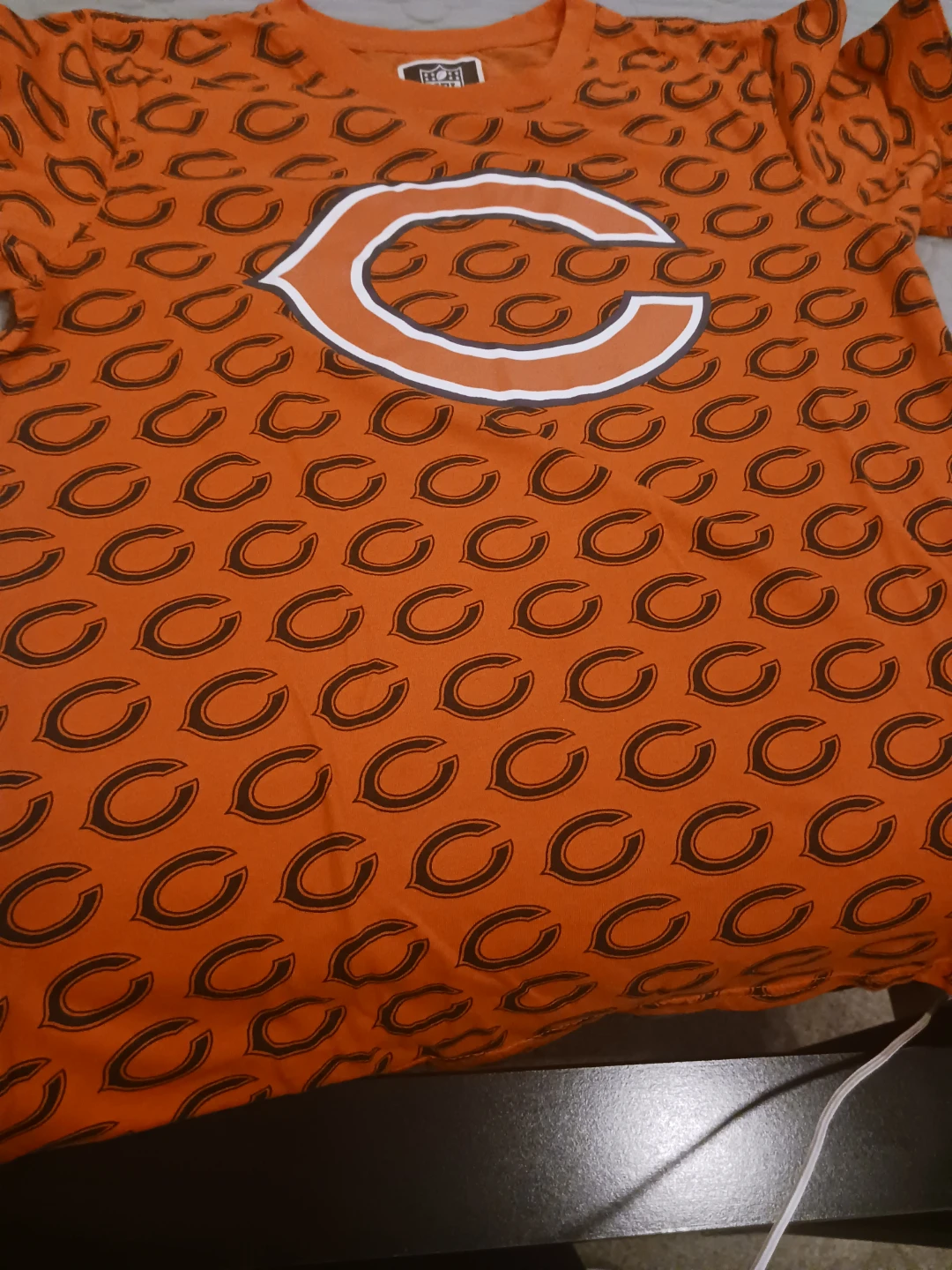 Chicago Bears NFL Team Apparel Orange T-Shirt XL