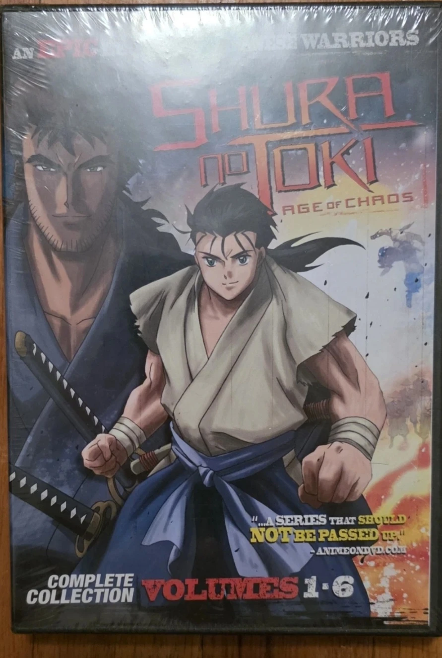 Shura no Toki: Age of Chaos Complete Collection Volumes 1-6 DVD