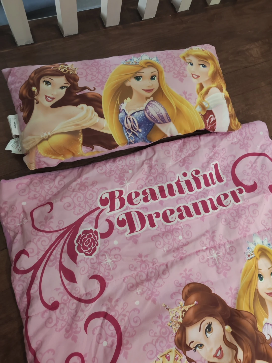 Disney Princess "Beautiful Dreamer" Sleeping Bag with Pillow - photo 2