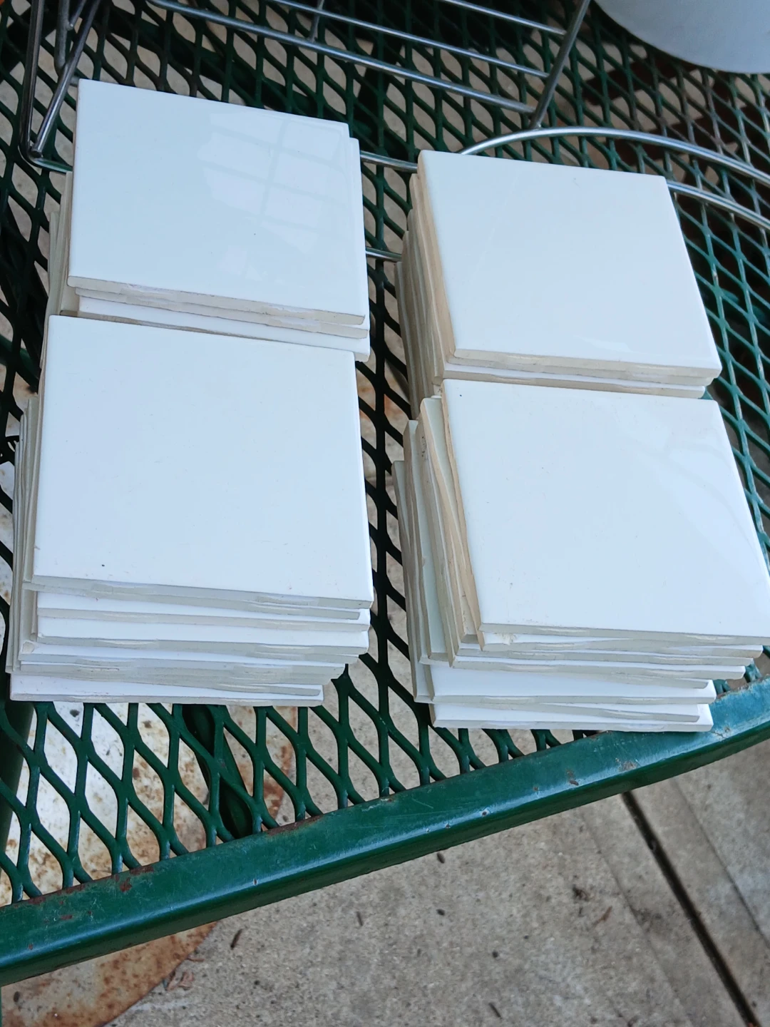 Mixed Lot of Decorative and Plain Tiles