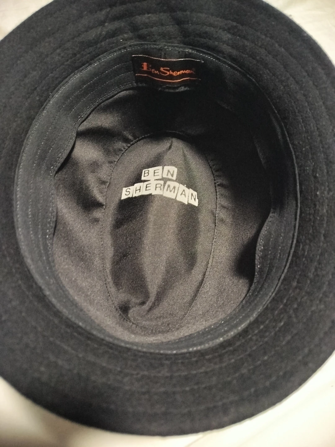 Ben Sherman Black Fedora Hat