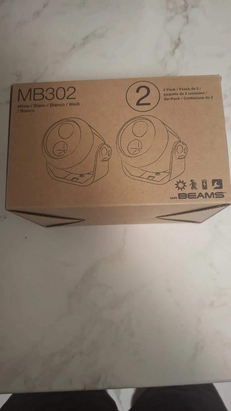 Mr. Beams MB302 LED Spotlight 2 Pack White