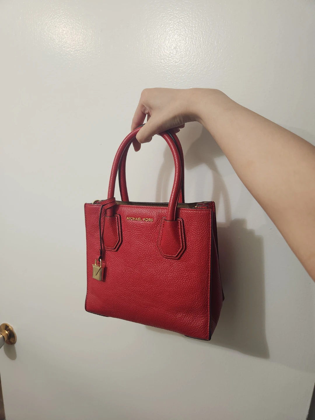 Michael Kors leathet mini Mercer Handbag - photo 2