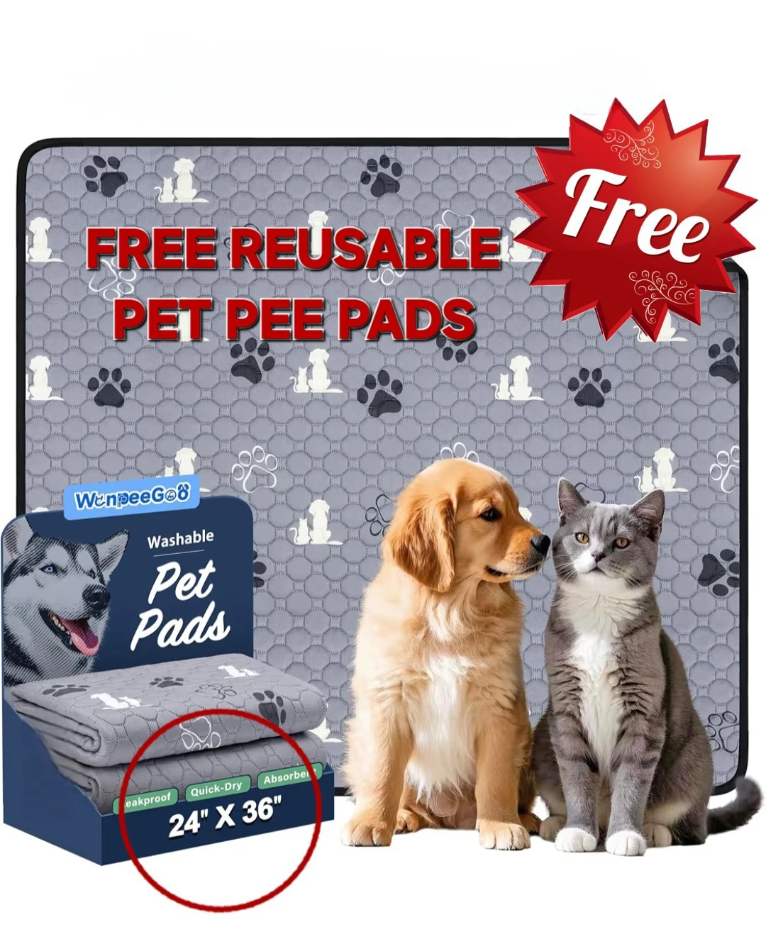 FREE PET PADS