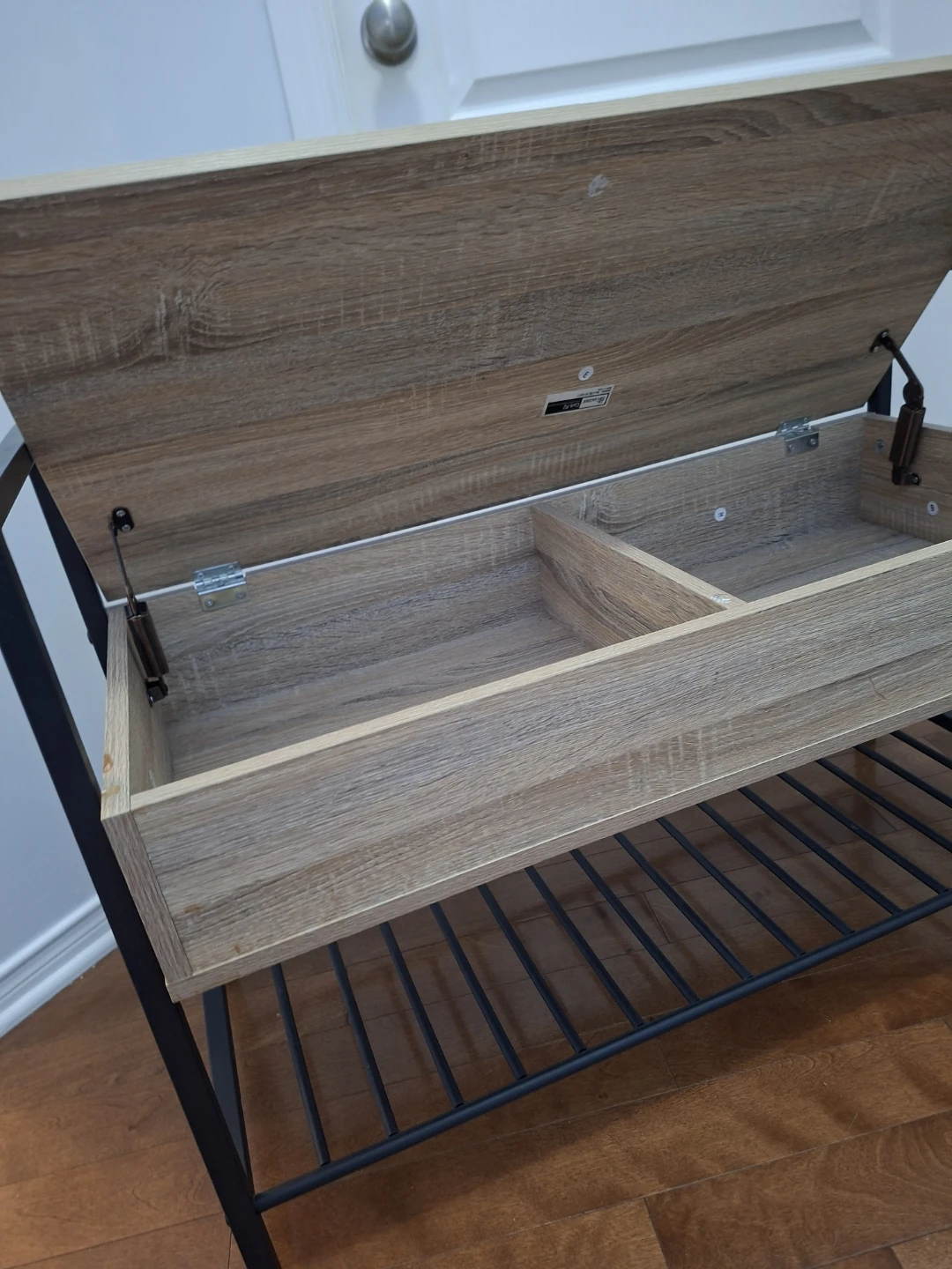 Entryway Bench with Storage - photo 2