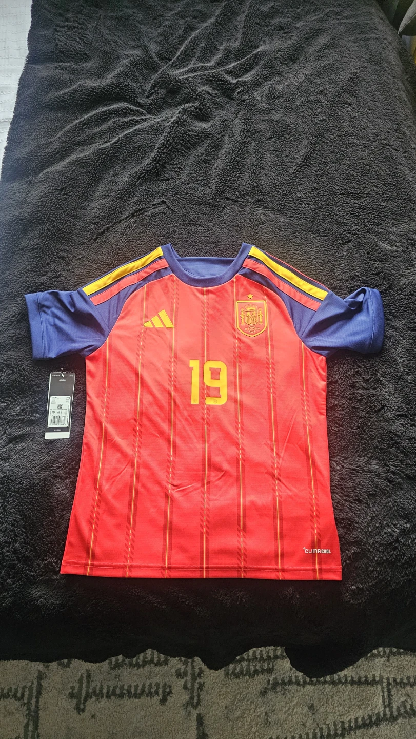 Bramd New Adidas Spain Lamine Yamal 19 Soccer Jersey