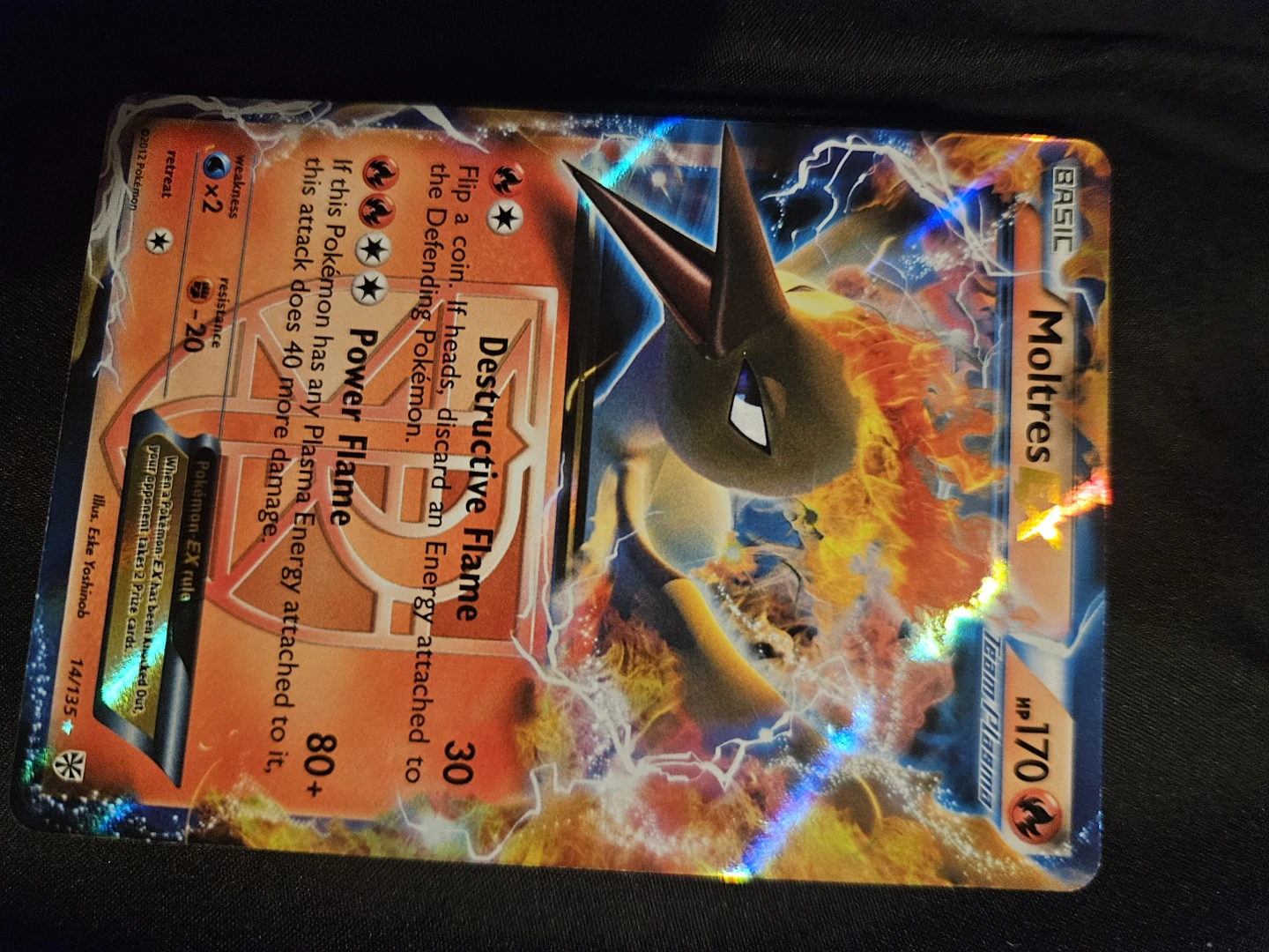 Pokemon Moltres EX Trading Card - photo 2