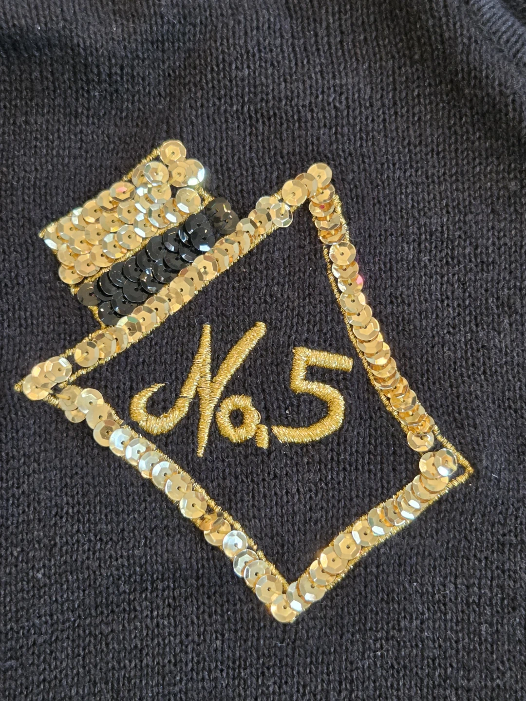 1980s Glam Images by Duet Embellished Novelty Sweater No. 5 - photo 2
