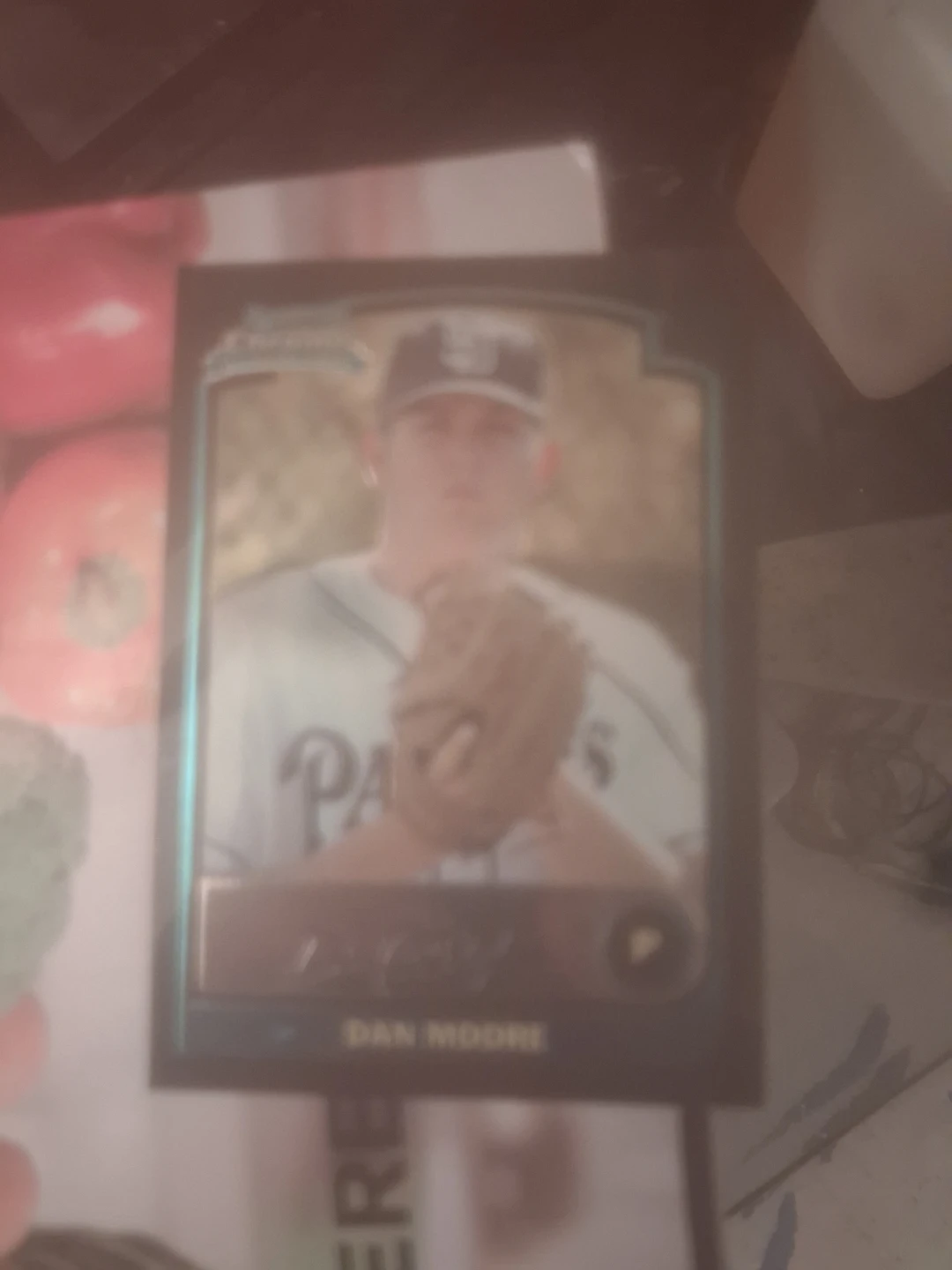 2013 Bowman Chrome Dan Moore Baseball Card - photo 2