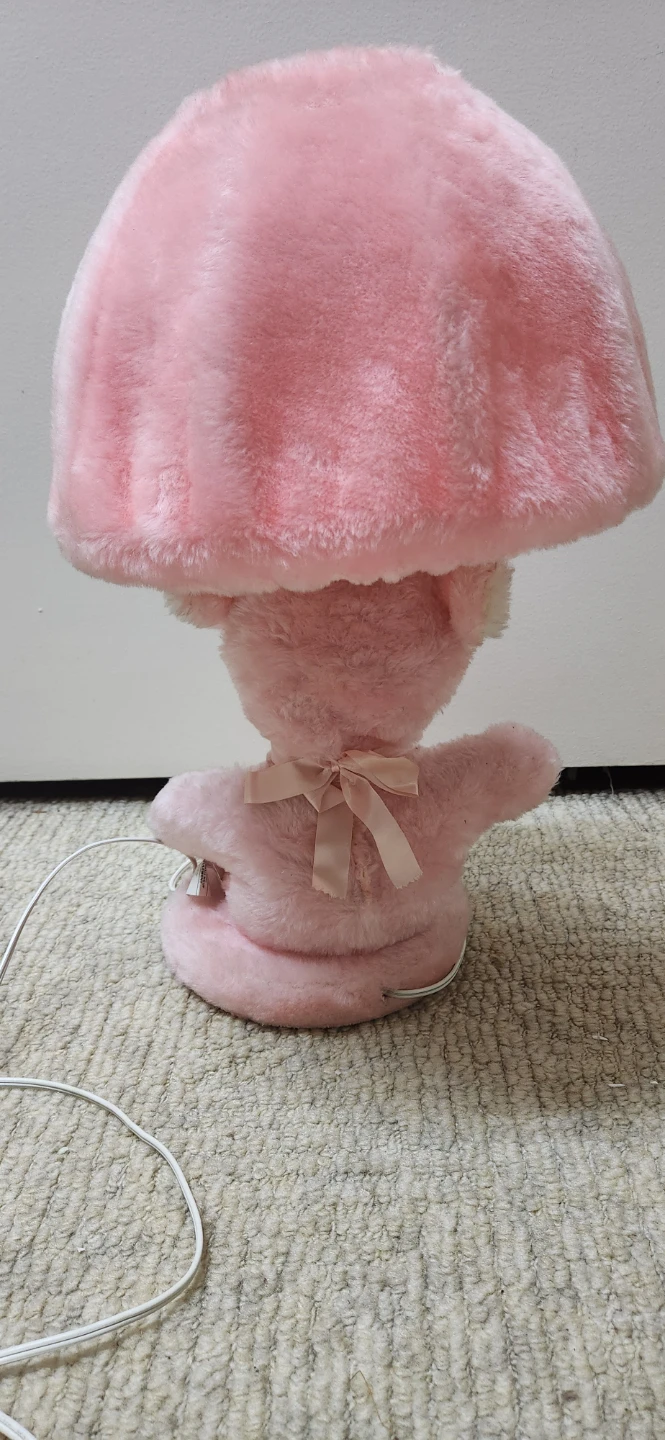 Pink Plush Teddy Bear Lamp - photo 2