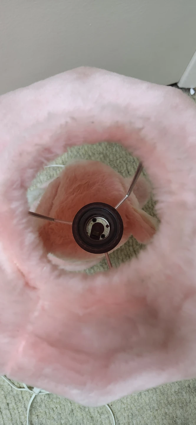 Pink Plush Teddy Bear Lamp - photo 3