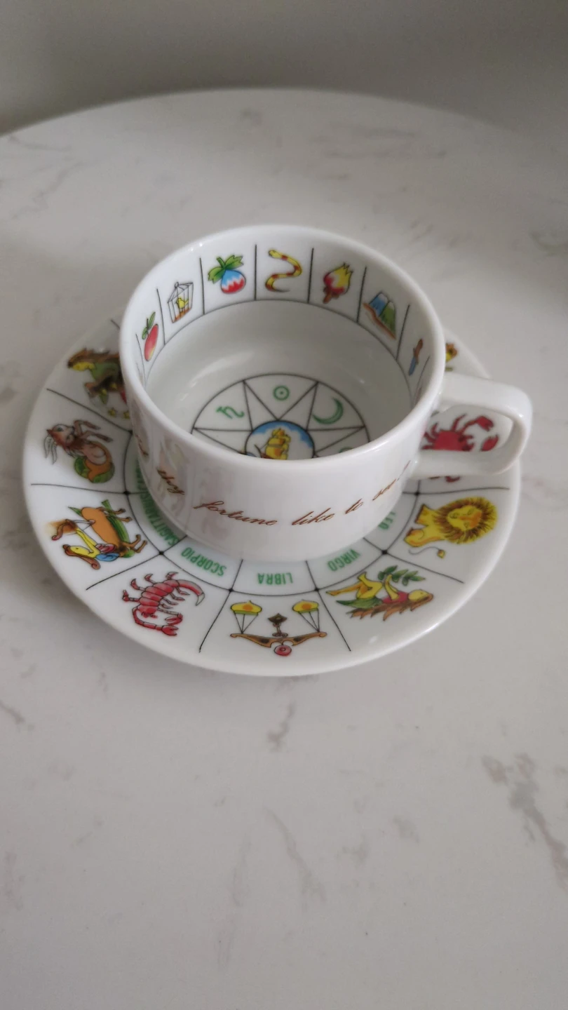 International Collectors Guild Zodiac Cup and Saucer Set