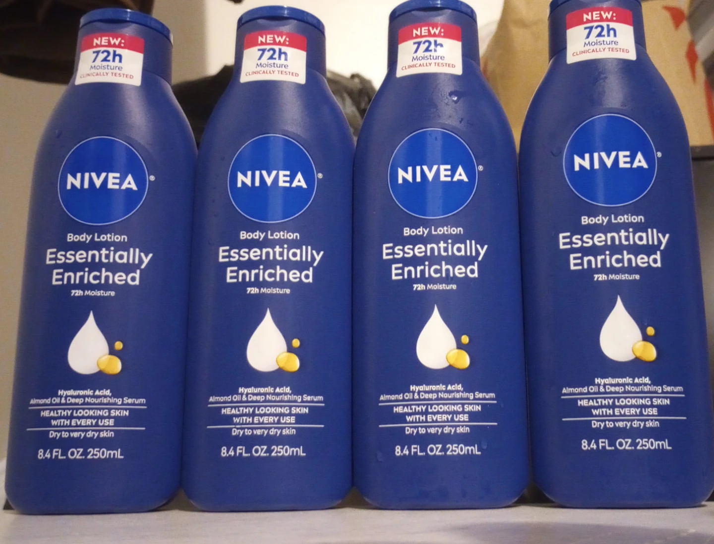 Nivea Essentially Enriched Lotion - 4 pack