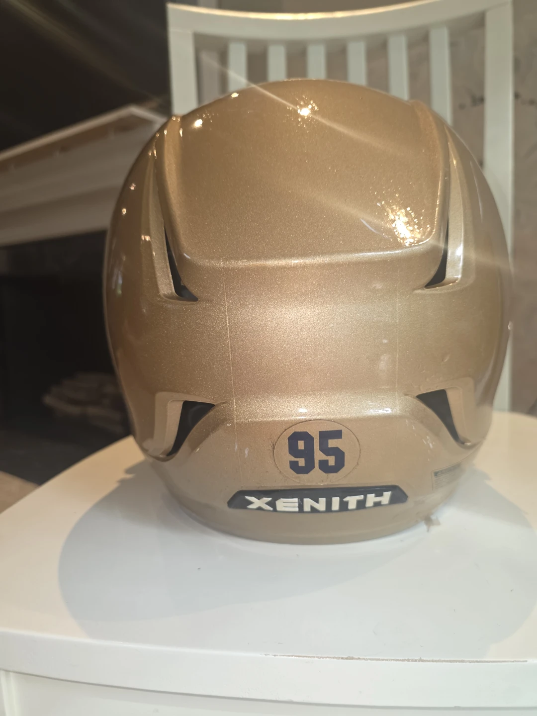 Xenith EPIC Football Helmet + 2 Sets of Lineman Shoulder Pads - photo 3