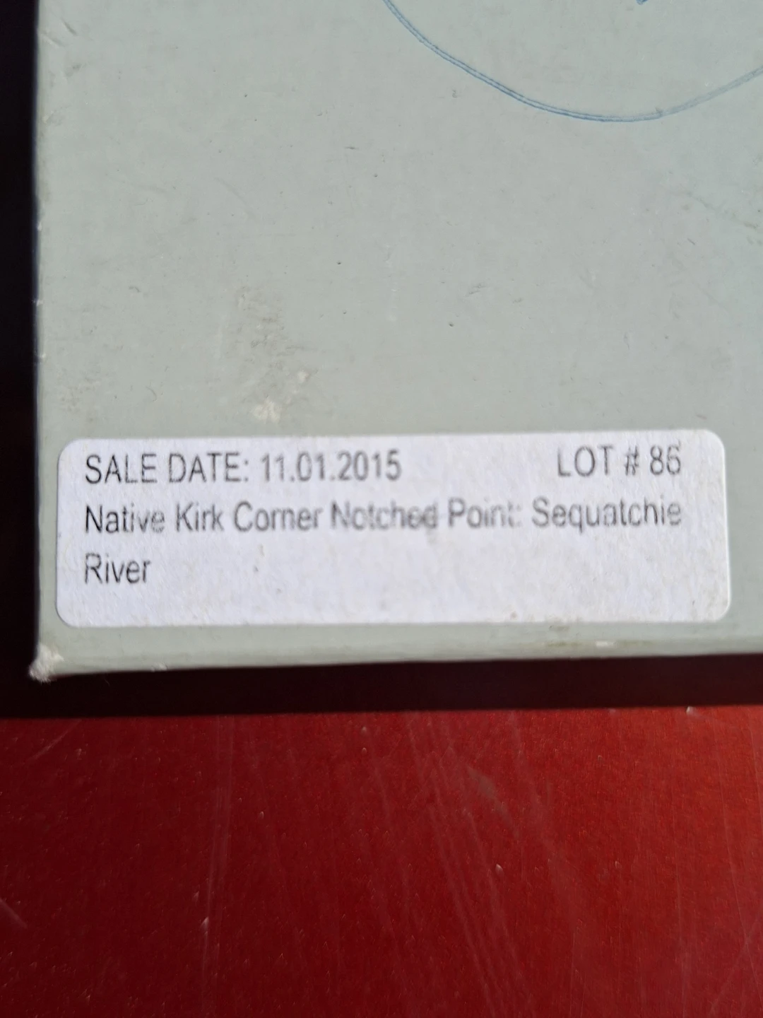 Authentic Native American Kirk Corner Notched projectile point - photo 2