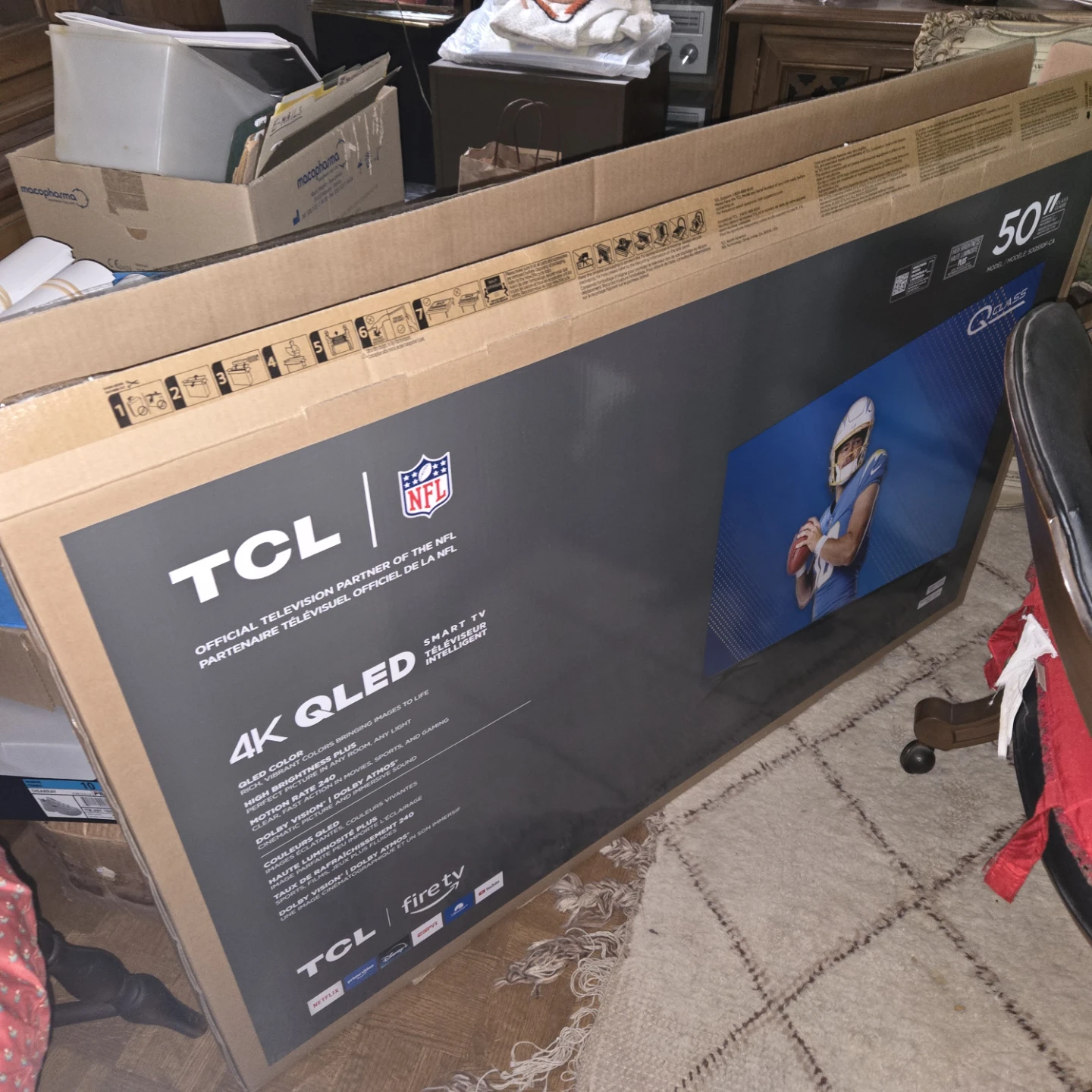 FREE  50" 4K Smart TV Box