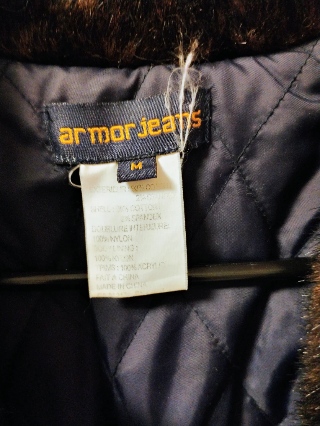 Armor Jeans Denim Fur Trim Maxi Coat - photo 2