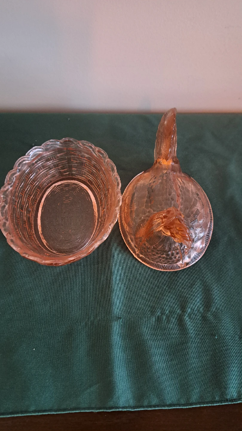 Vintage Nesting Hen Candy Dish - photo 3