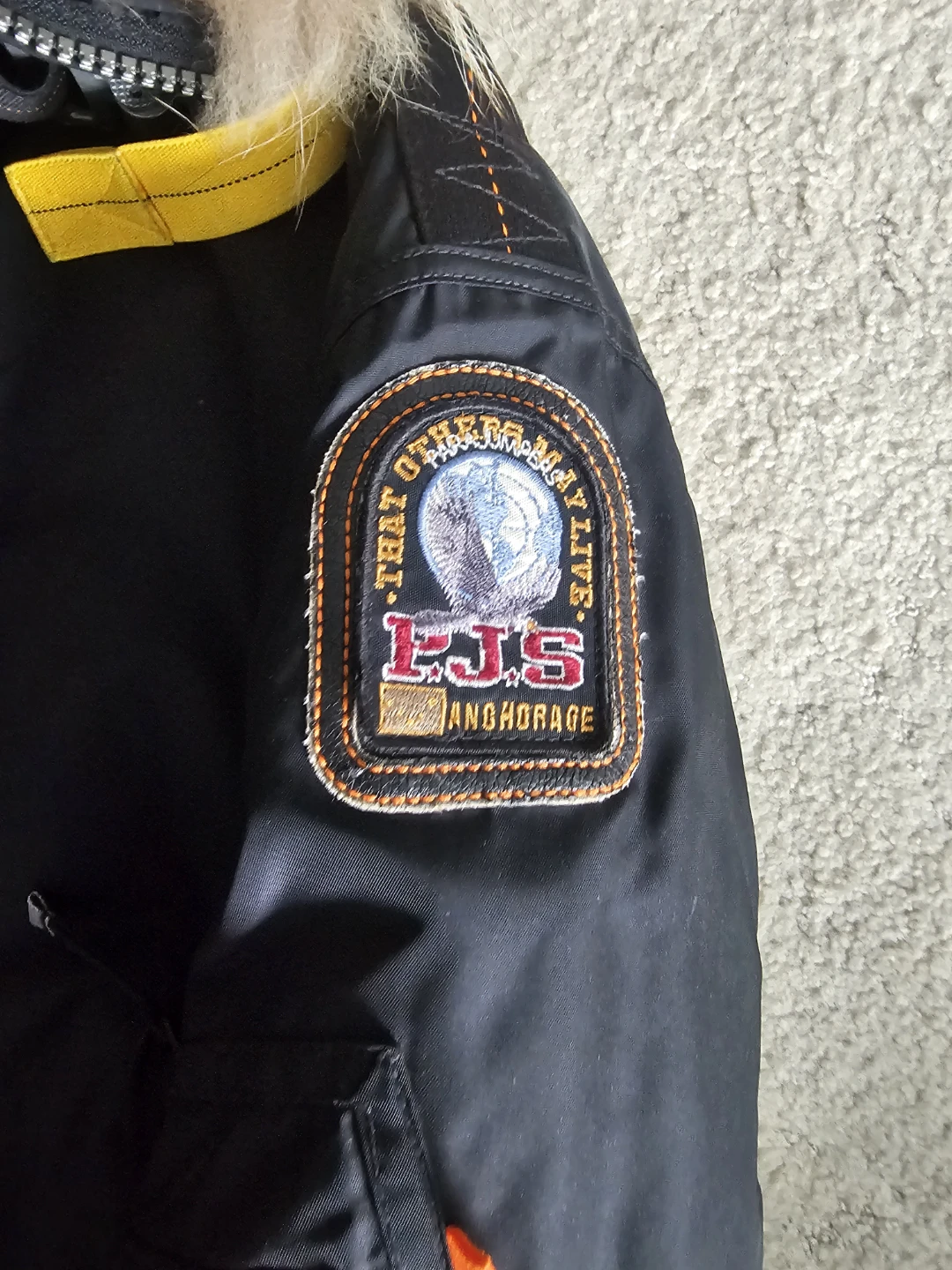 Parajumpers Black Parka Jacket