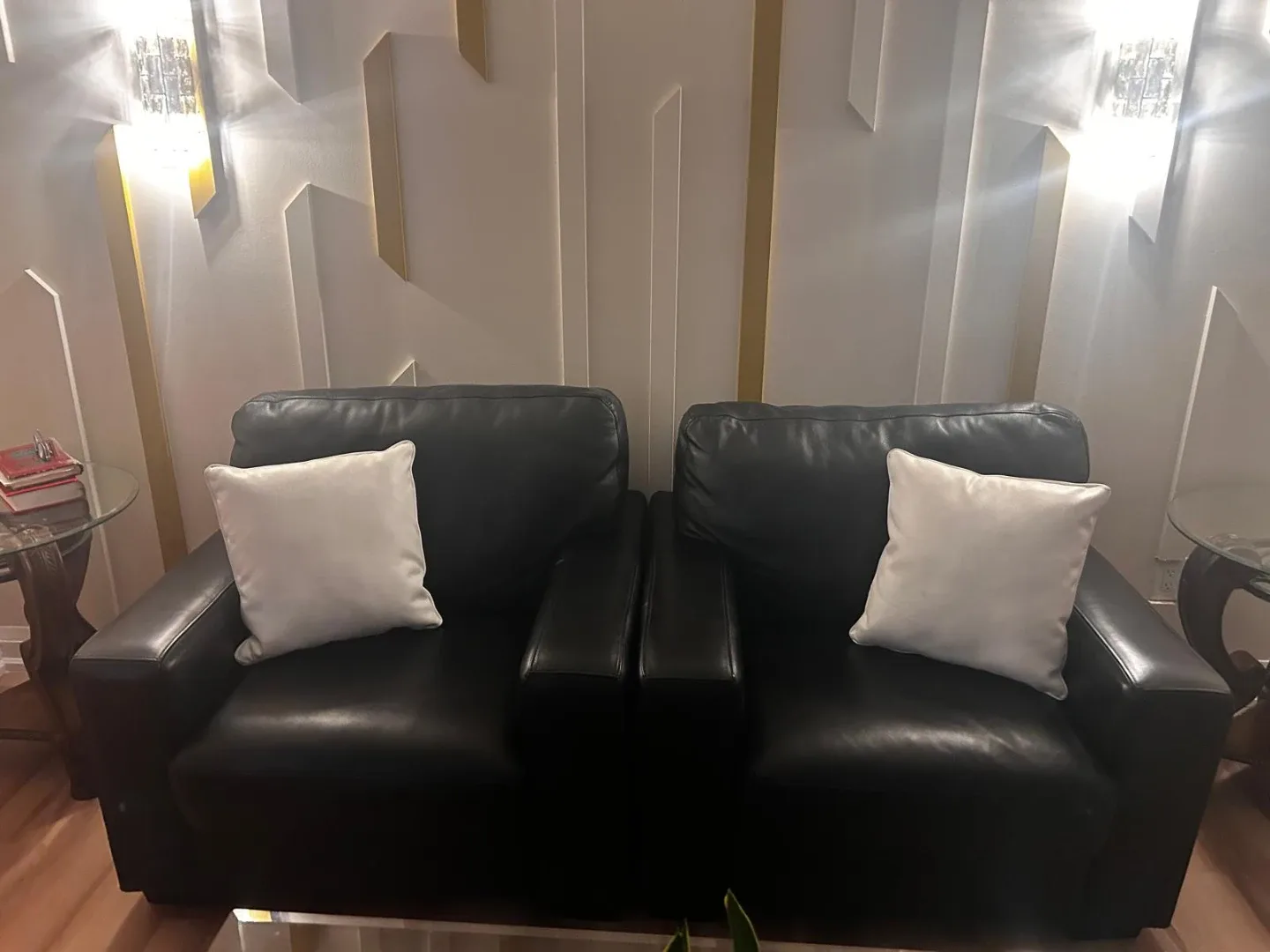 Black Leather Armchair
