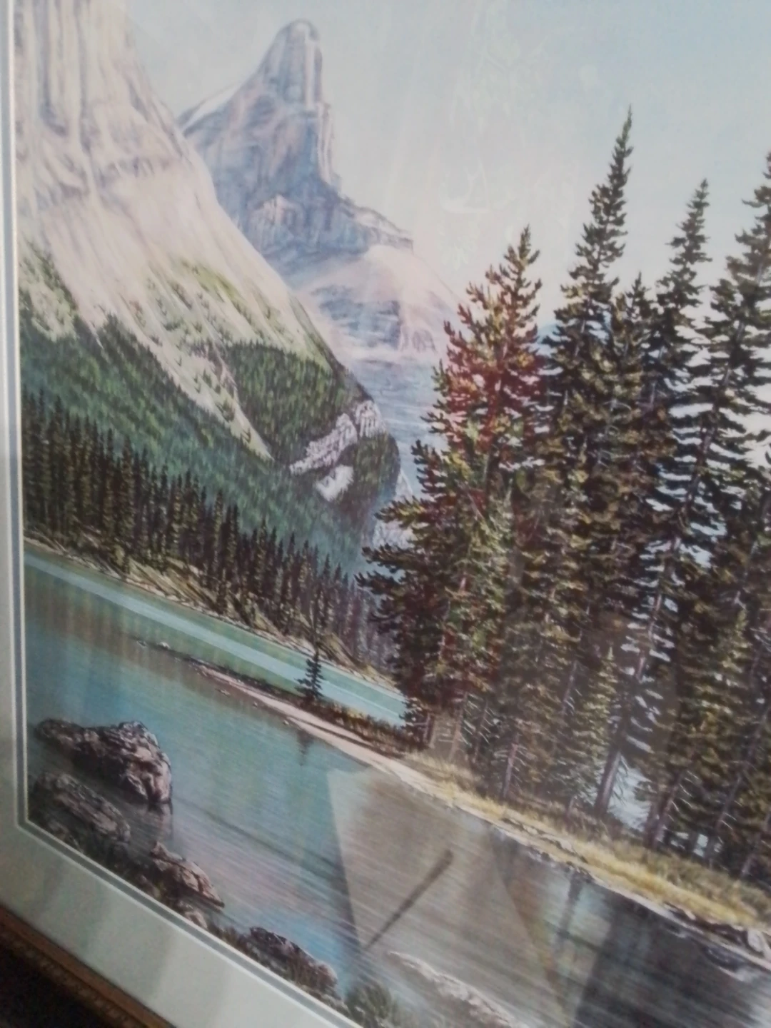 Framed Landscape Painting by L. A. Chabot - photo 4