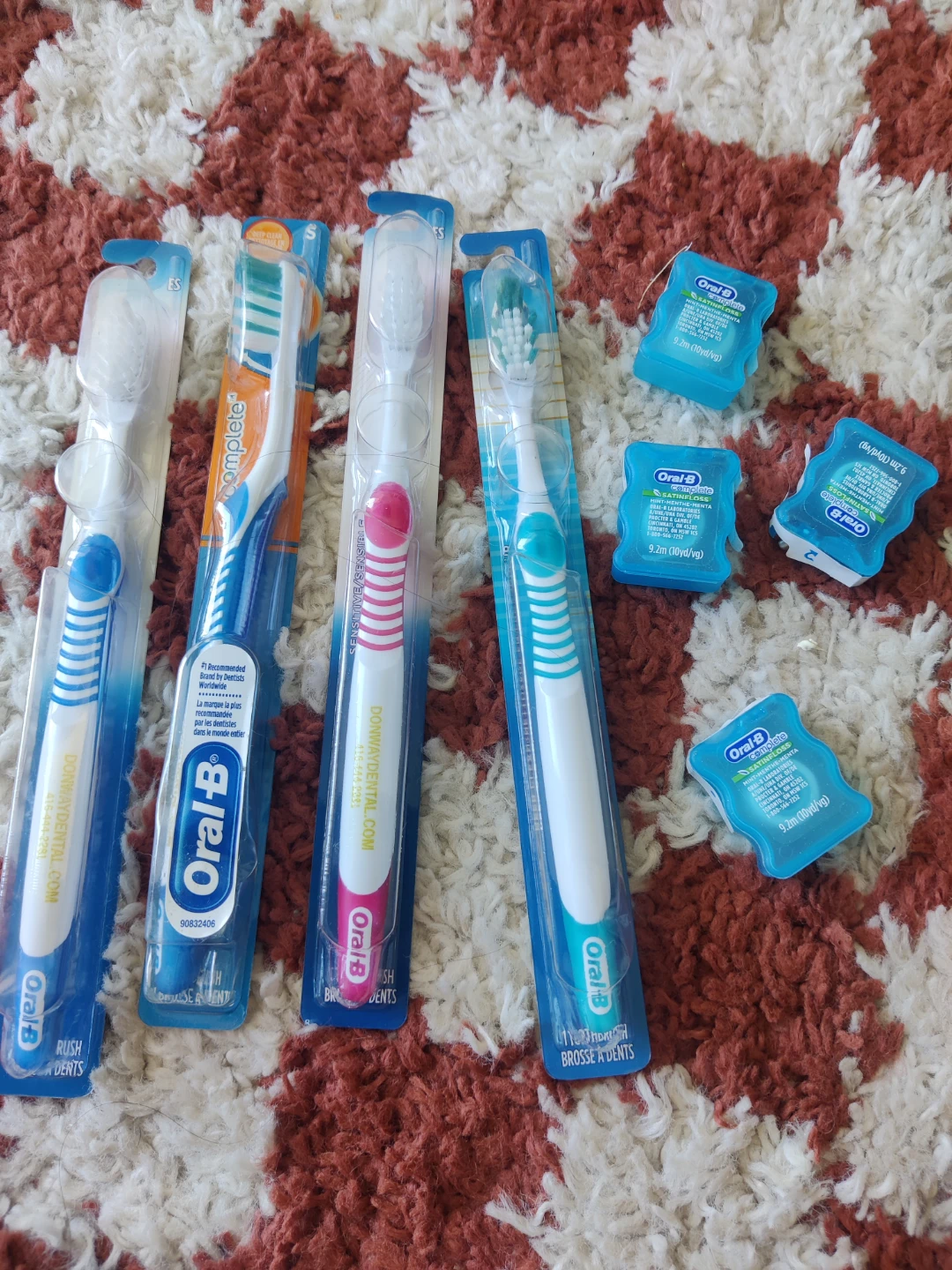 Free toothbrush and floss - brand new never opened