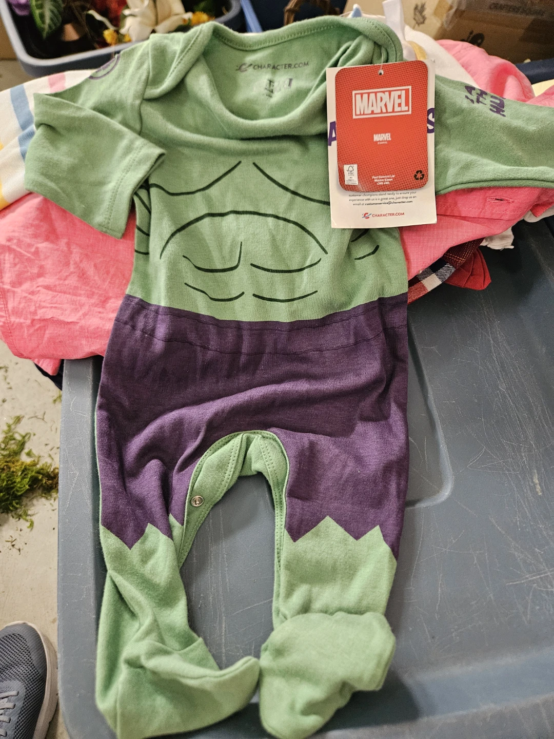 3 pc Baby Clothes Bundle - Marvel Hulk, Canada Tee, Dog Bodysuit