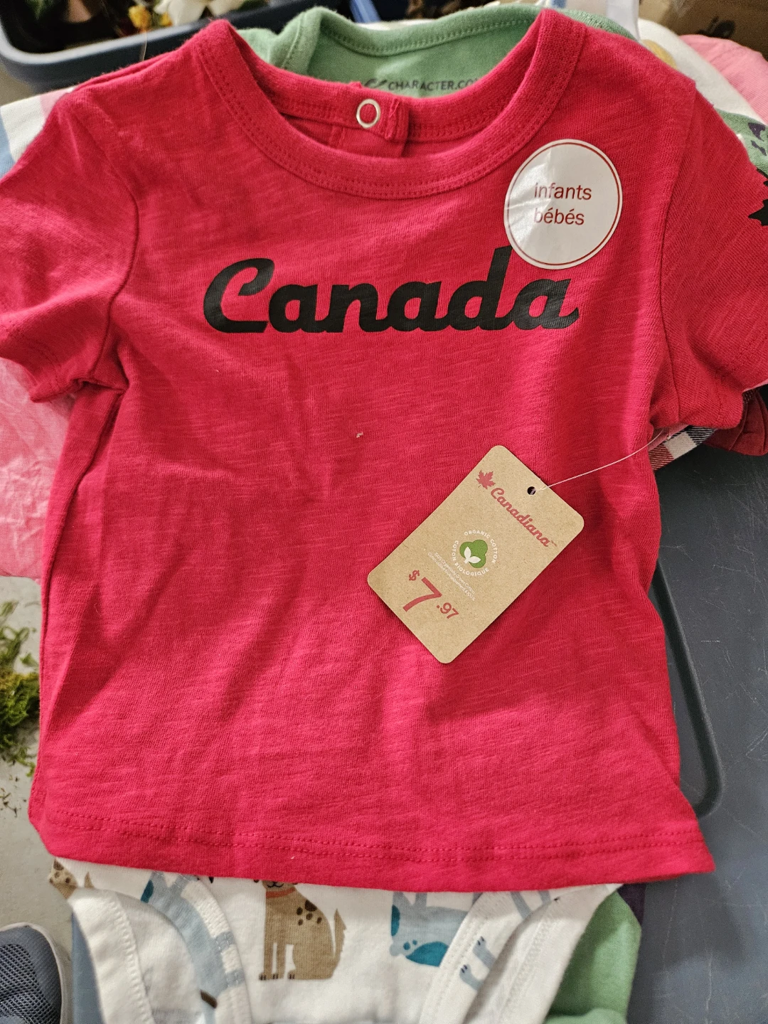 3 pc Baby Clothes Bundle - Marvel Hulk, Canada Tee, Dog Bodysuit - photo 3