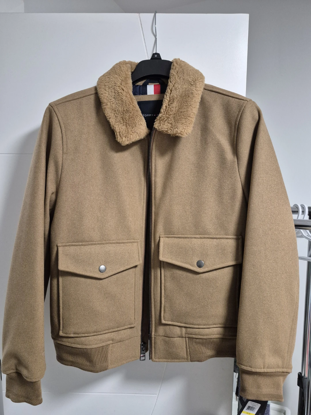 BNWT Tommy Hilfiger Bomber Jacket with Sherpa Collar