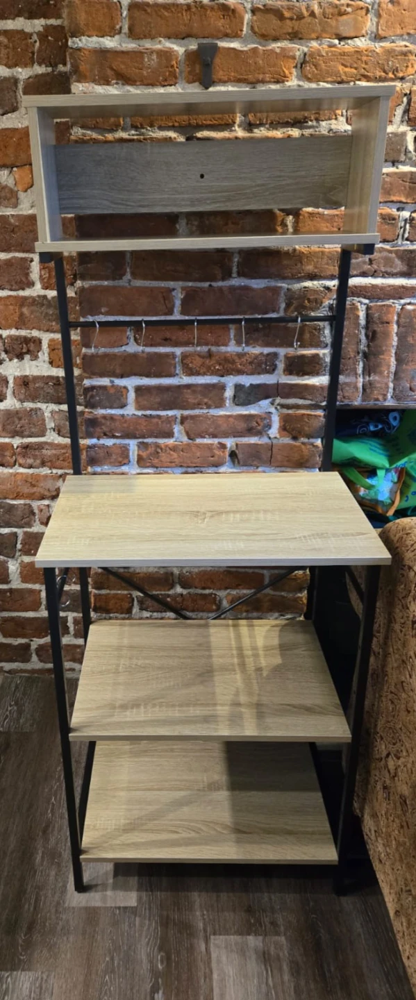 Kitchen Baker's Rack with Shelves Oak light - photo 2