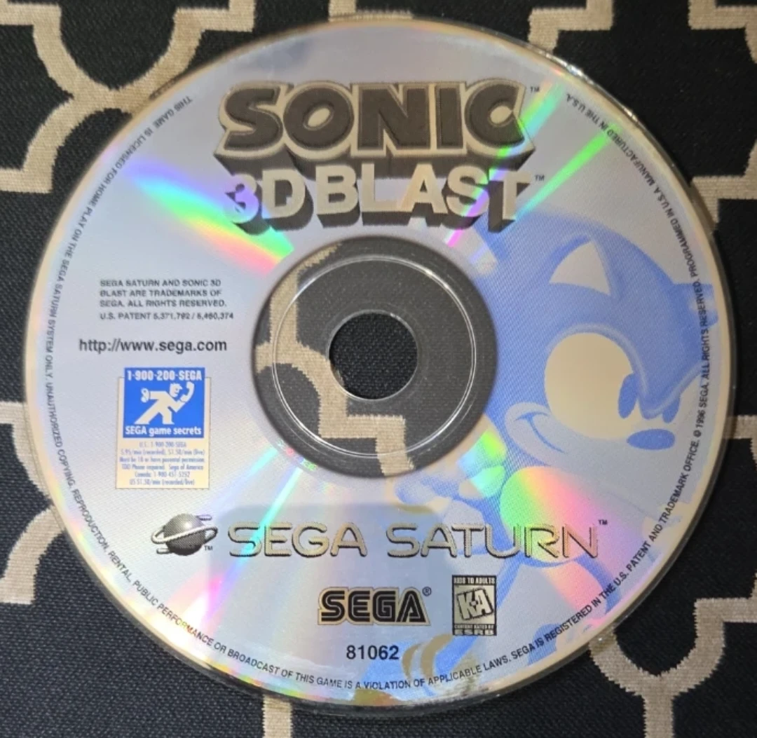 Sonic 3D Blast Sega Saturn Video Game - photo 4
