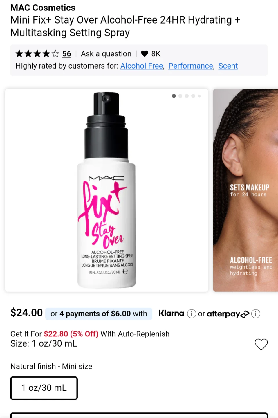 MAC Fix+ Stay Over Setting Spray - 30m (2 Pack) - photo 3