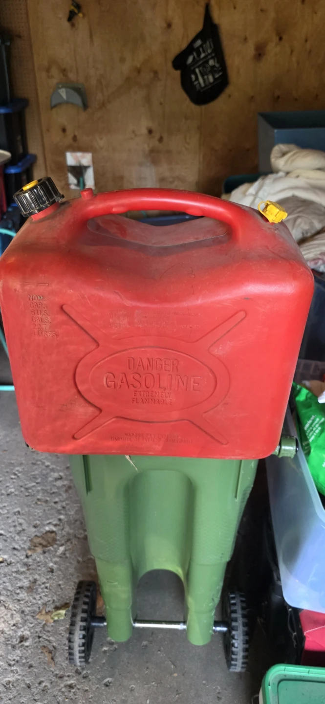 Red Gasoline Can