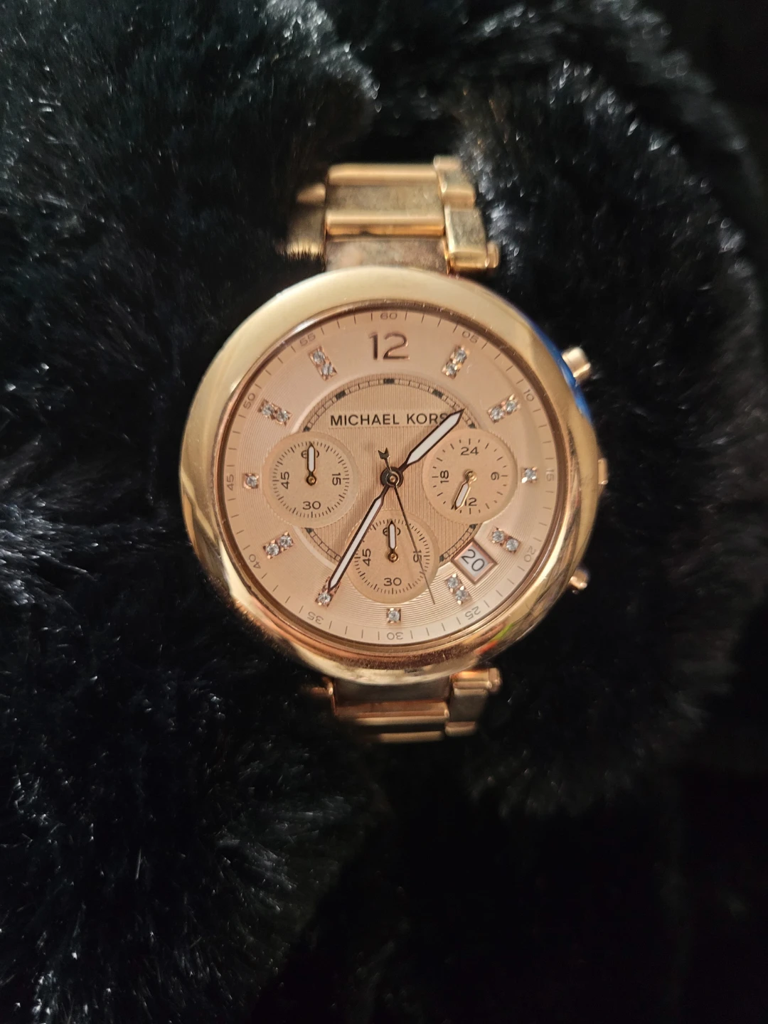 Michael Kors Rose Gold Chronograph Watch
