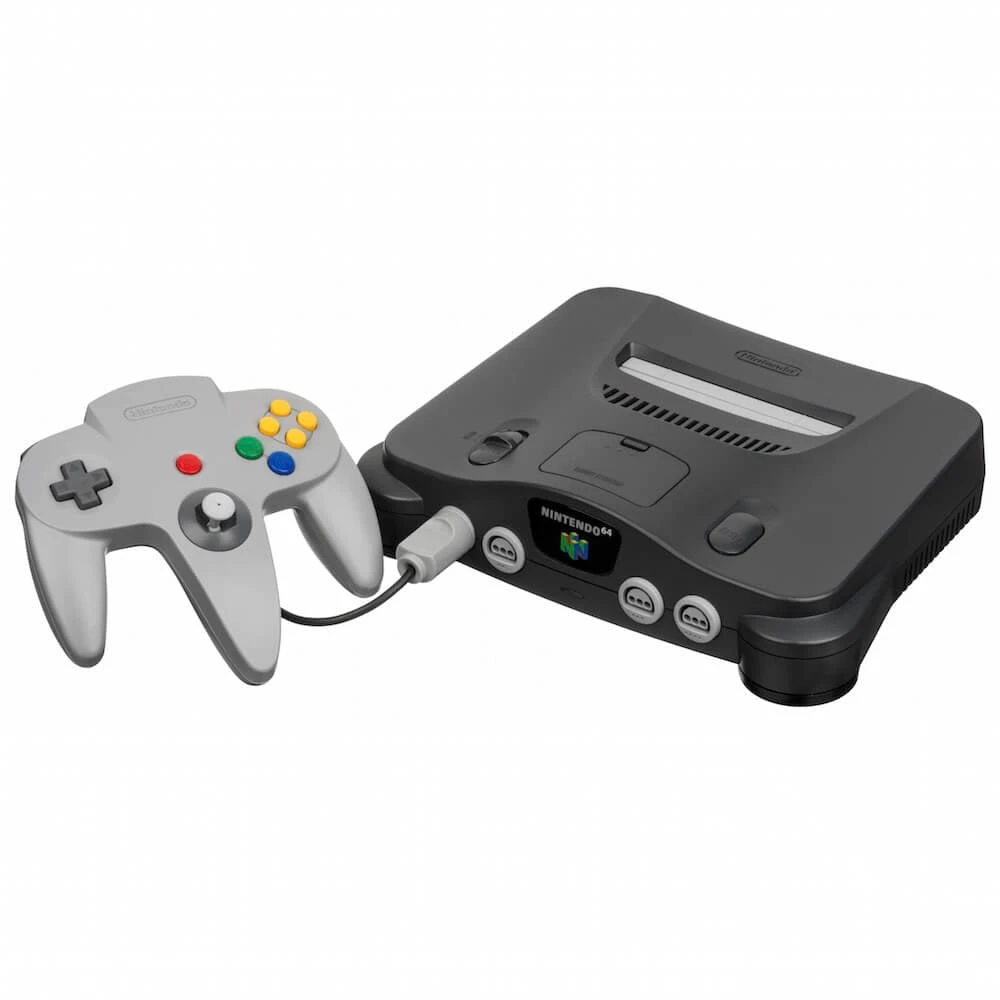Nintendo 64 N64 Console Video Game System Gray Retro Untested