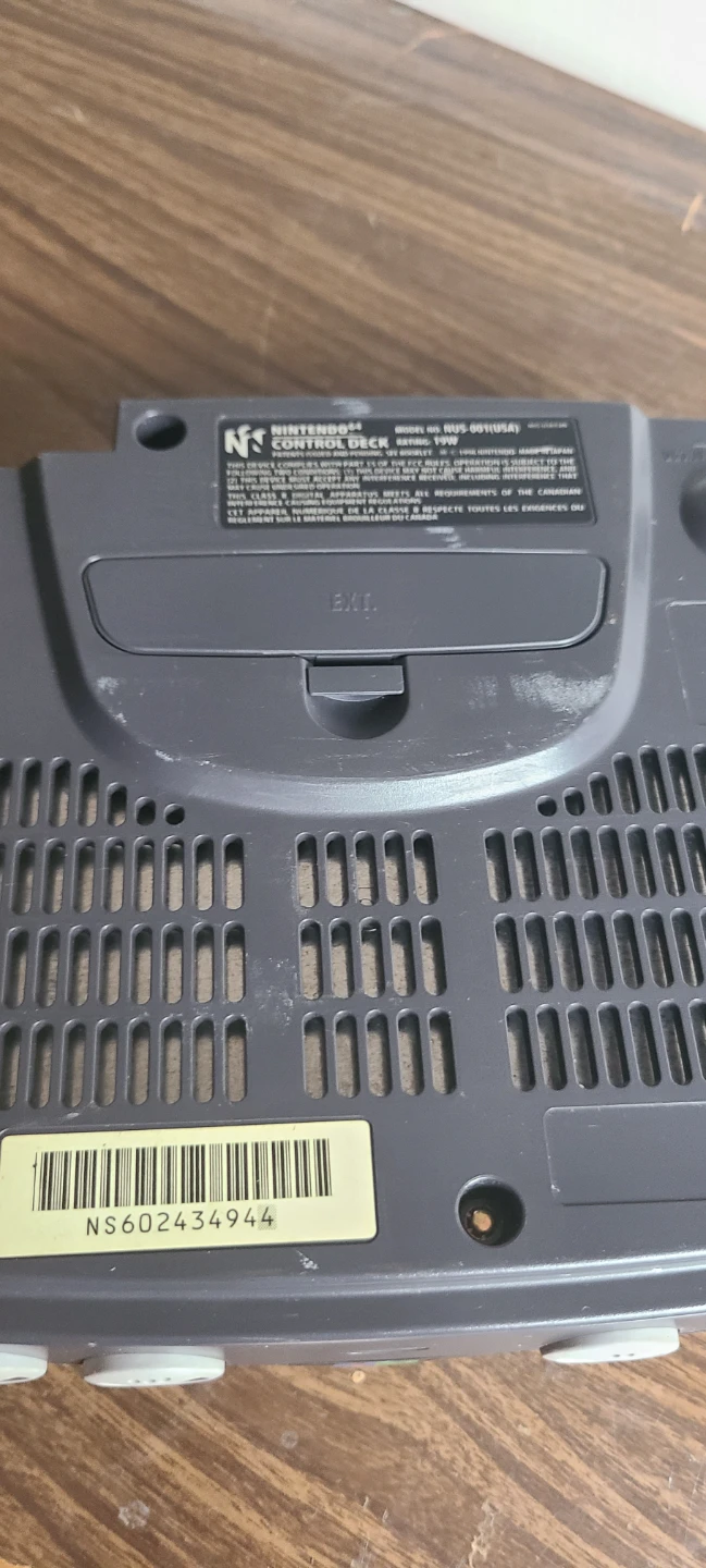 Nintendo 64 N64 Console Video Game System Gray Retro Untested - photo 3