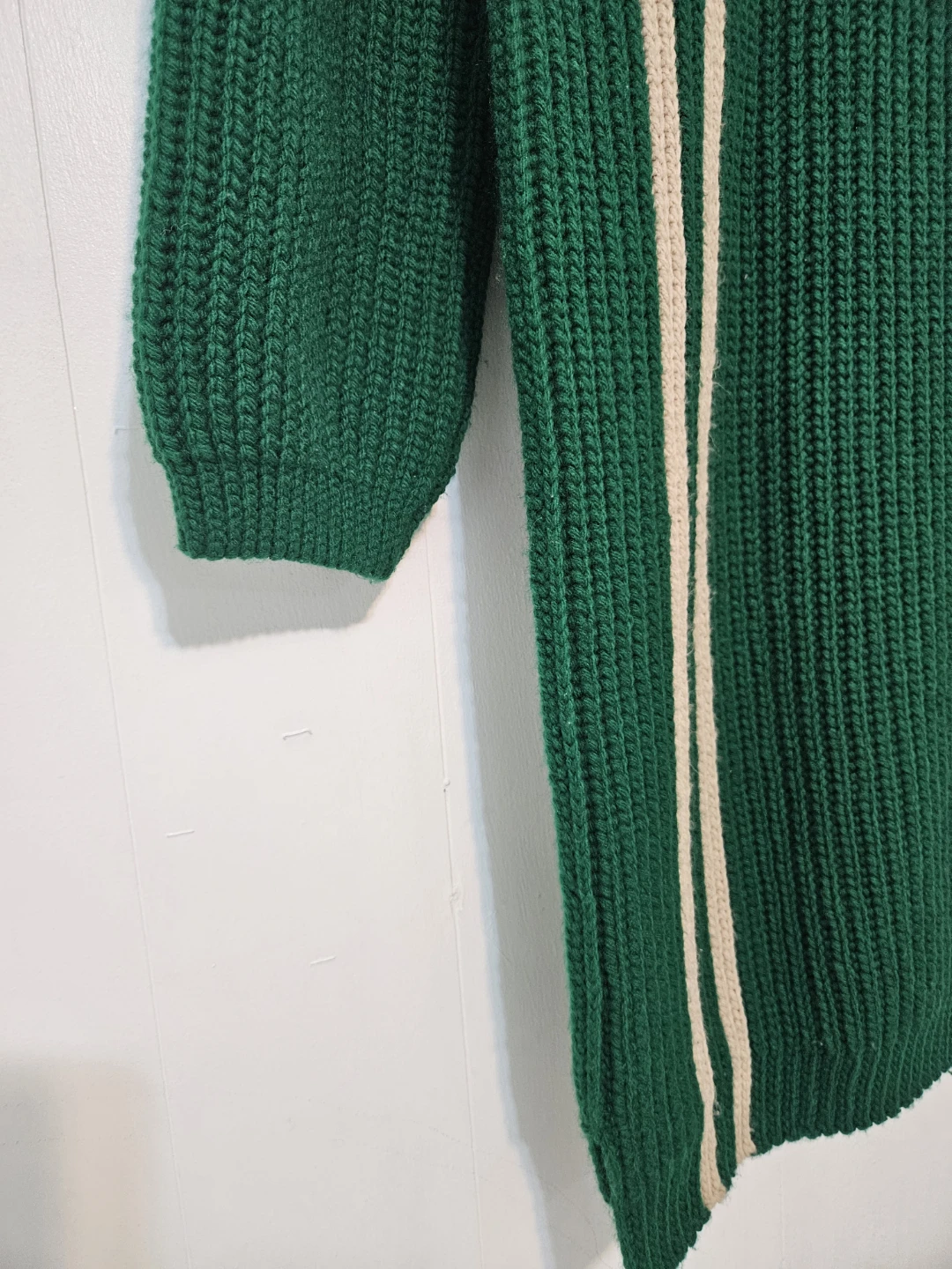 Cozy Handmade Ribbed Mock-Neck Sweater  (100% Wool) - photo 4