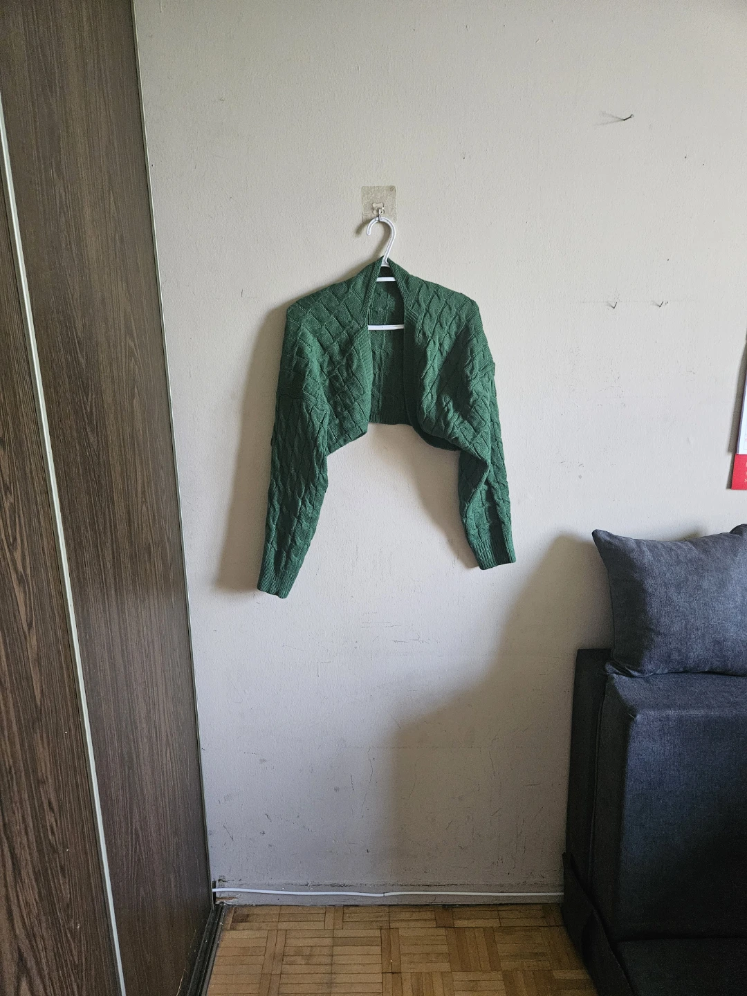 Green Knit Bolero Cardigan