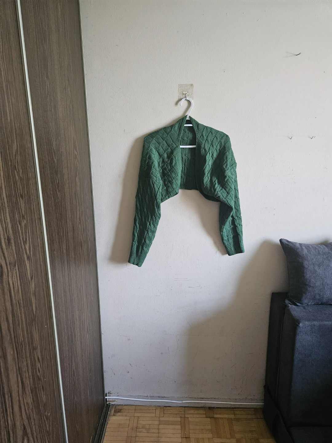 Green Knit Bolero Cardigan - photo 2