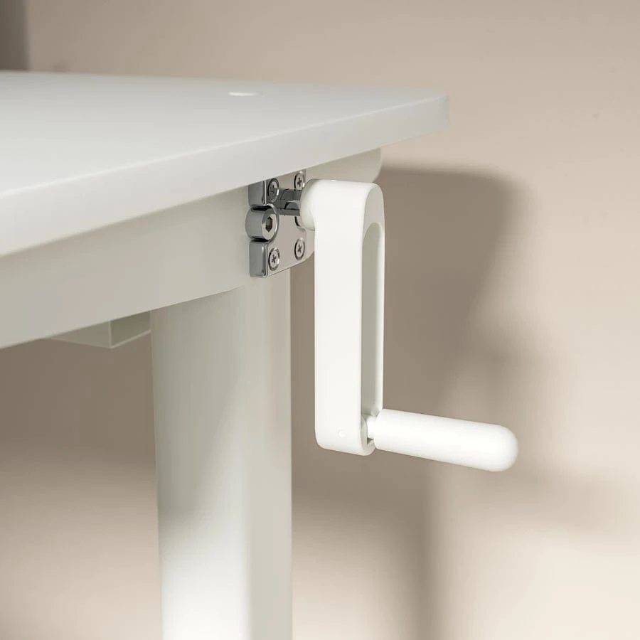 IKEA Sturdy Adjustable Standing Desk - White - photo 3