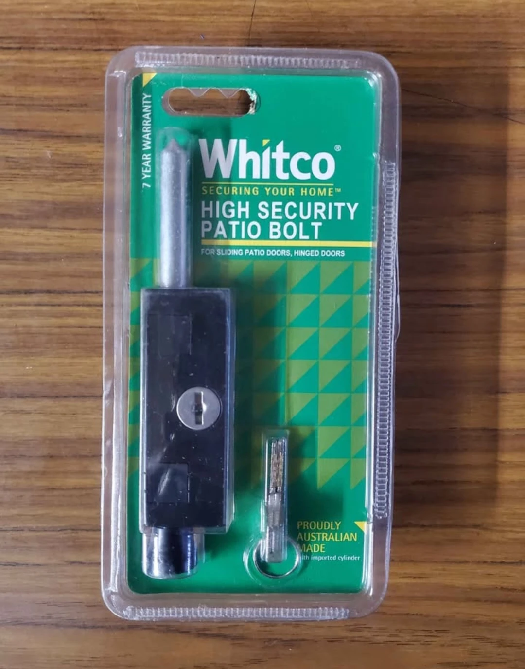 Whitco High Security Patio Bolt