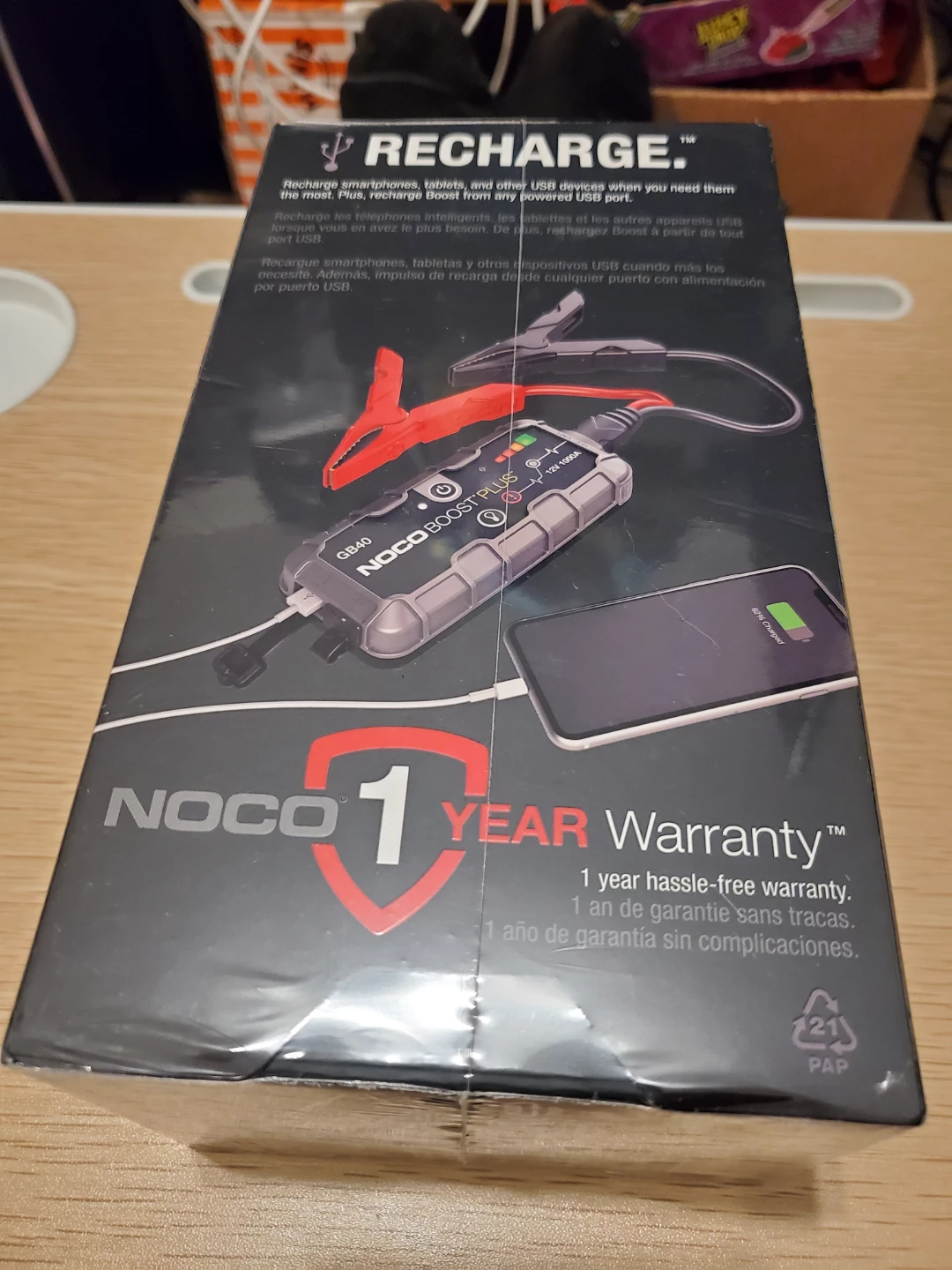 NOCO GB40 car booster NEW SEALED. - photo 2