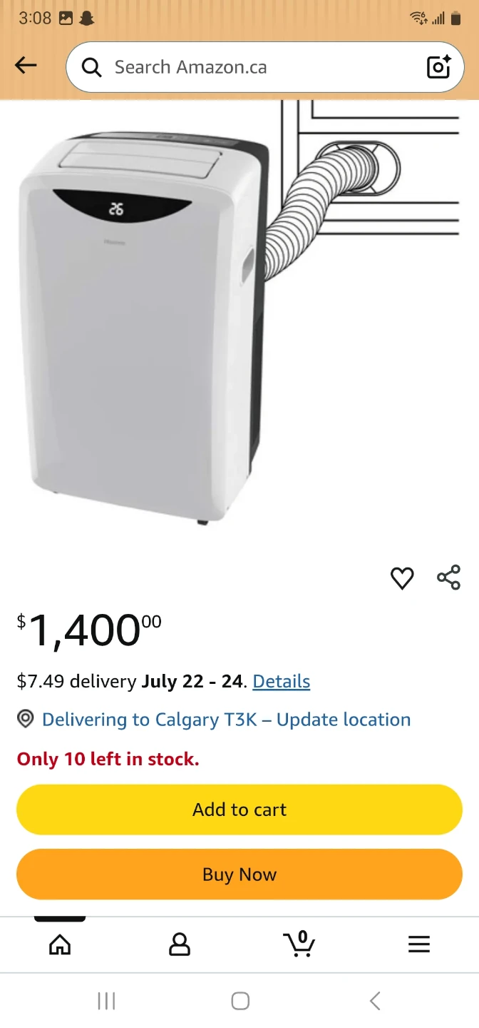 Hisense AP-14CR1SFTS00 Portable Air Conditioner 14,000 BTU - photo 2