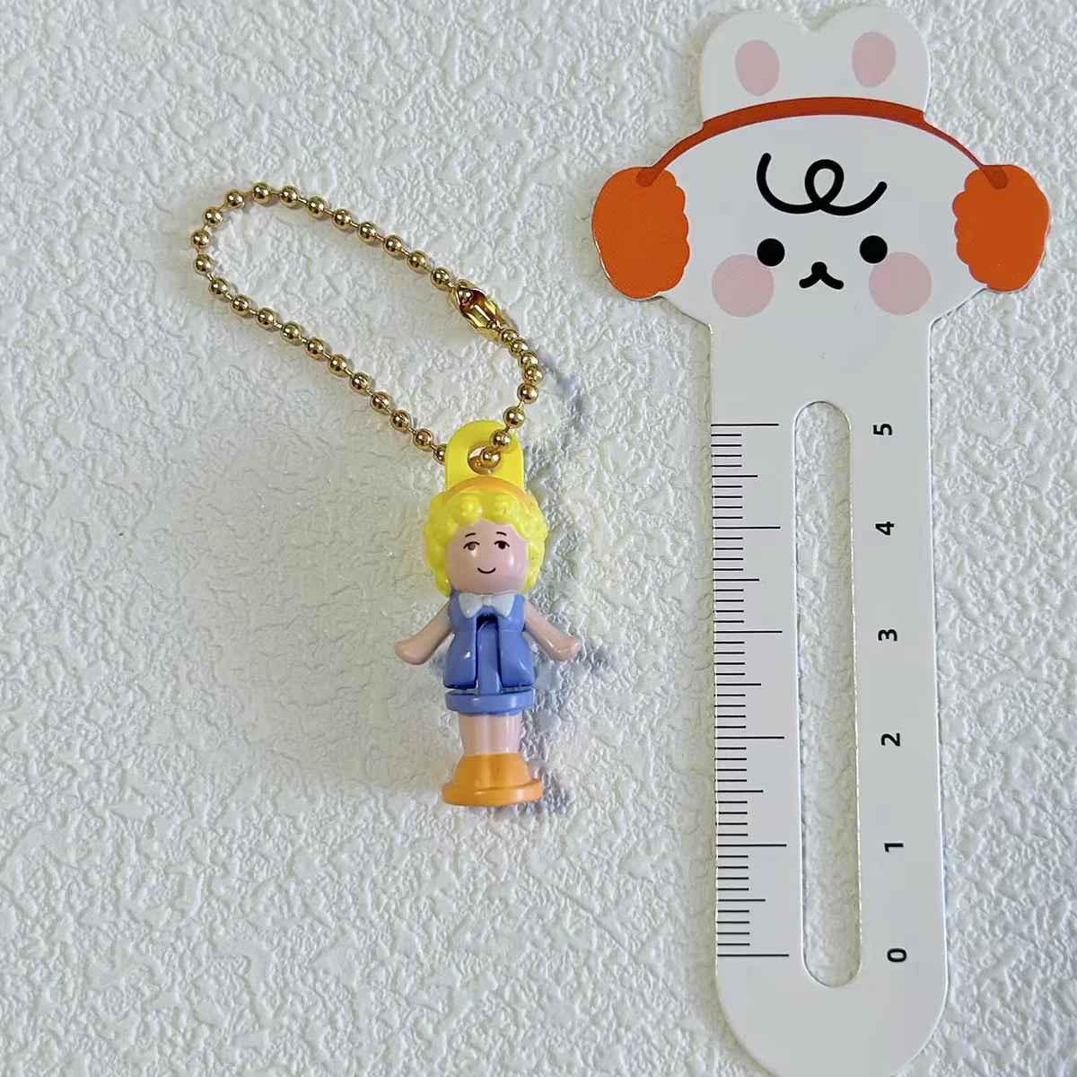 Polly Pocket Doll Keychain Charm